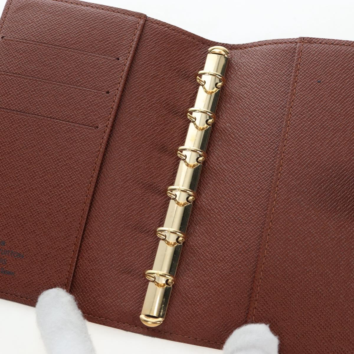 LOUIS VUITTON Monogram Agenda PM Day Planner Cover R20005 LV Auth am12172V