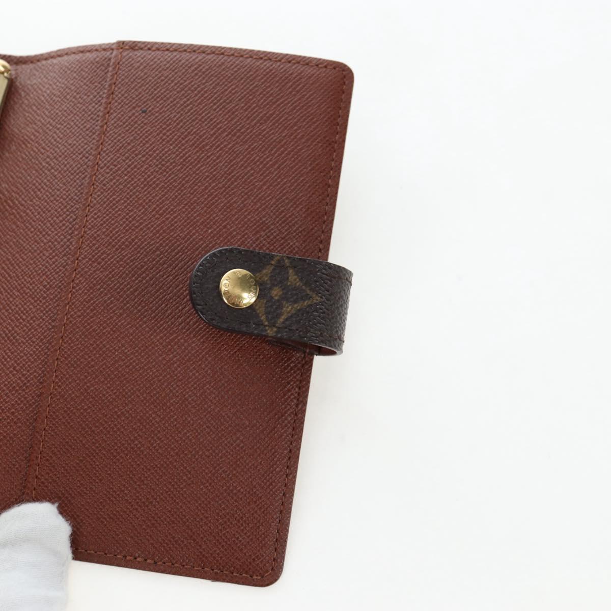 LOUIS VUITTON Monogram Agenda PM Day Planner Cover R20005 LV Auth am12172V
