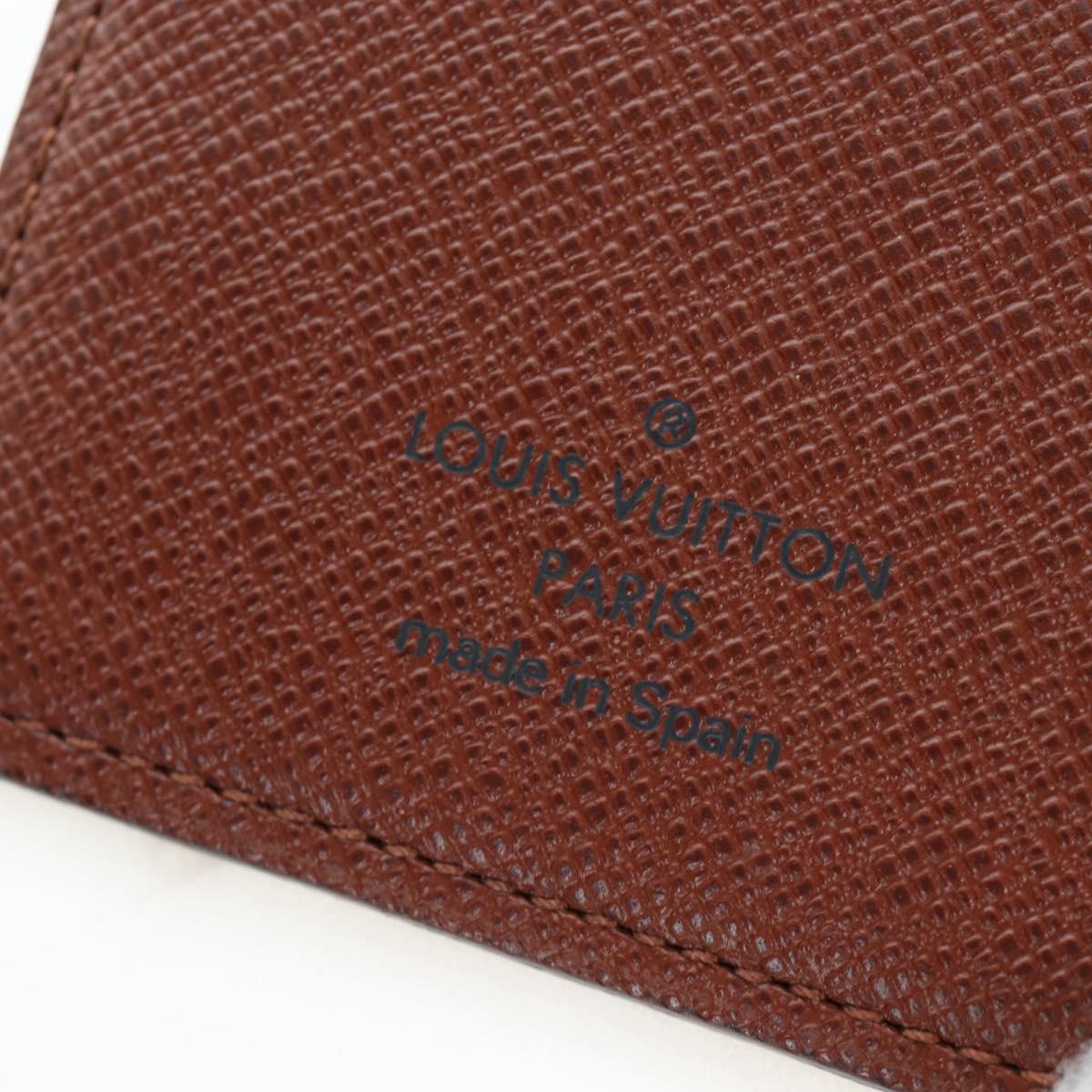 LOUIS VUITTON Monogram Agenda PM Day Planner Cover R20005 LV Auth am12172V