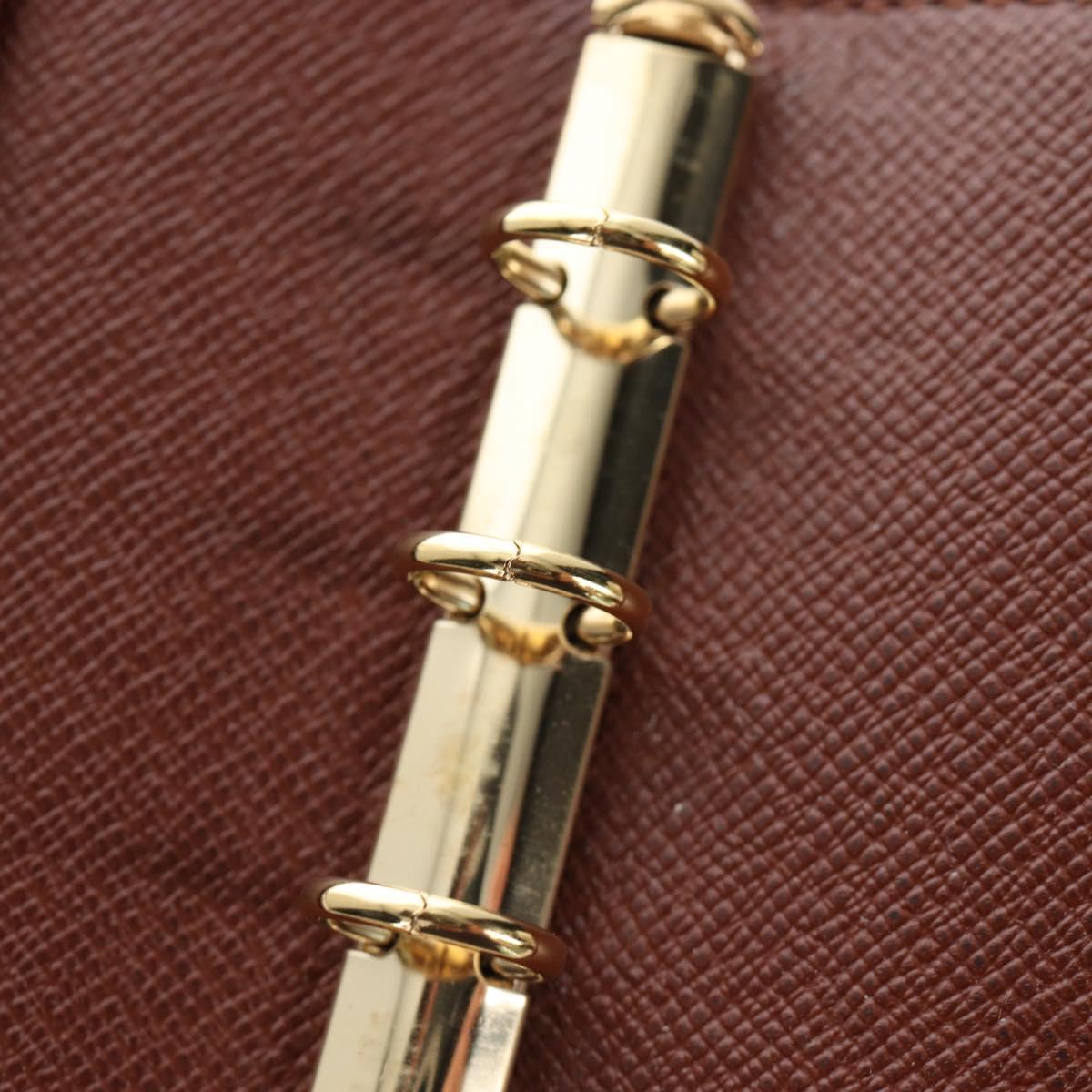 LOUIS VUITTON Monogram Agenda PM Day Planner Cover R20005 LV Auth am12172V