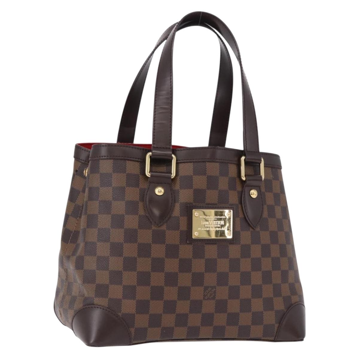 LOUIS VUITTON Damier Ebene Hampstead PM Tote Bag N51205 LV Auth am12178V