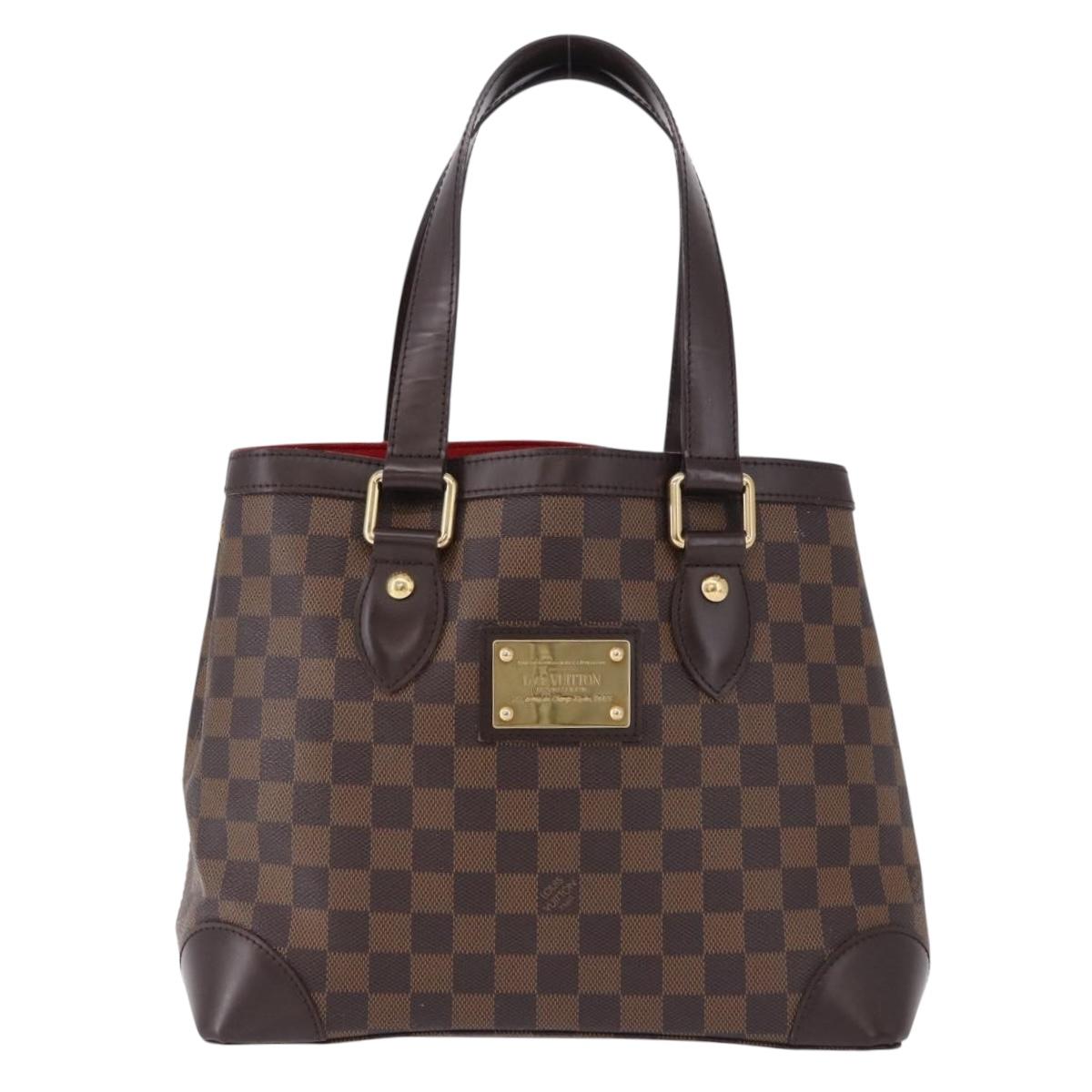 LOUIS VUITTON Damier Ebene Hampstead PM Tote Bag N51205 LV Auth am12178V