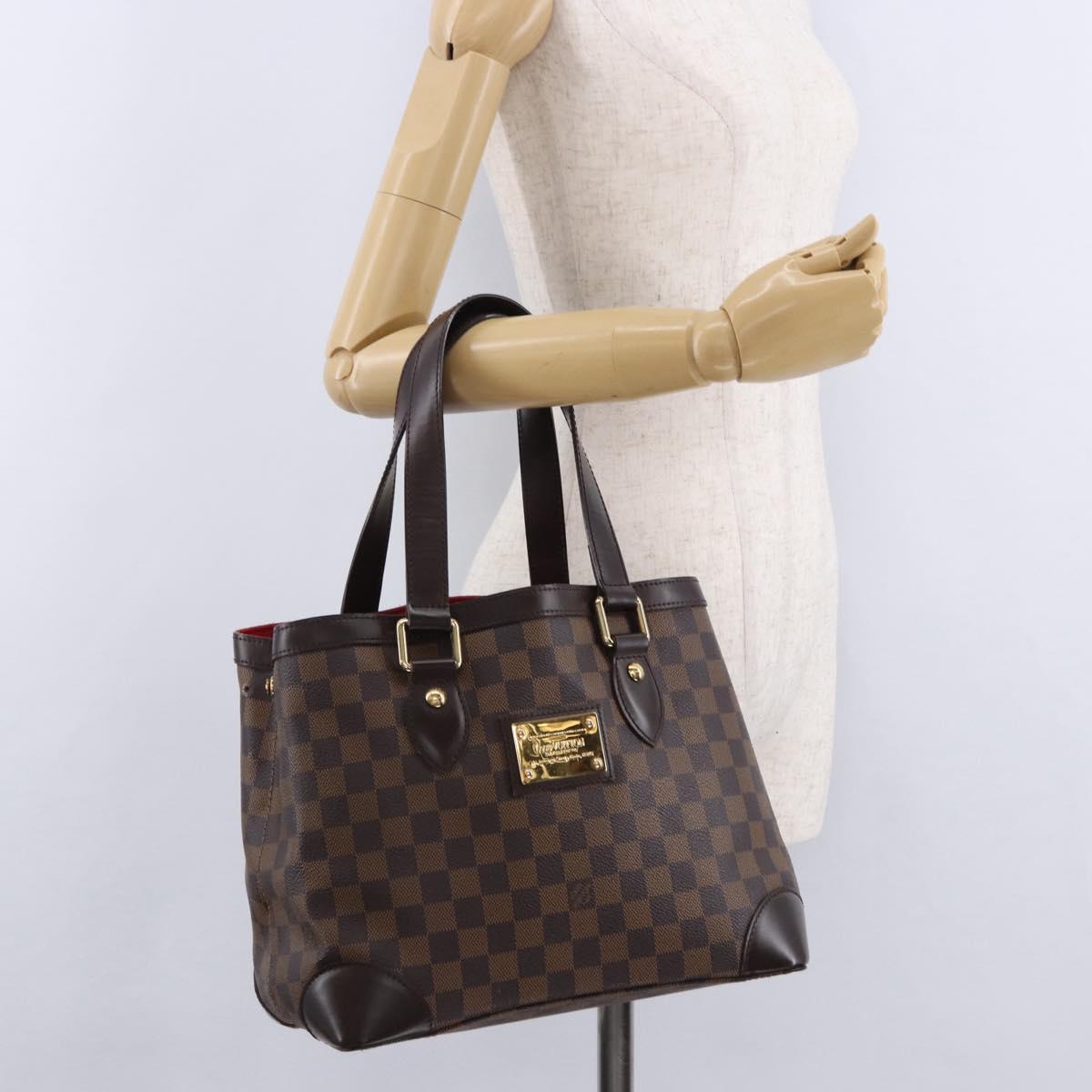 LOUIS VUITTON Damier Ebene Hampstead PM Tote Bag N51205 LV Auth am12178V