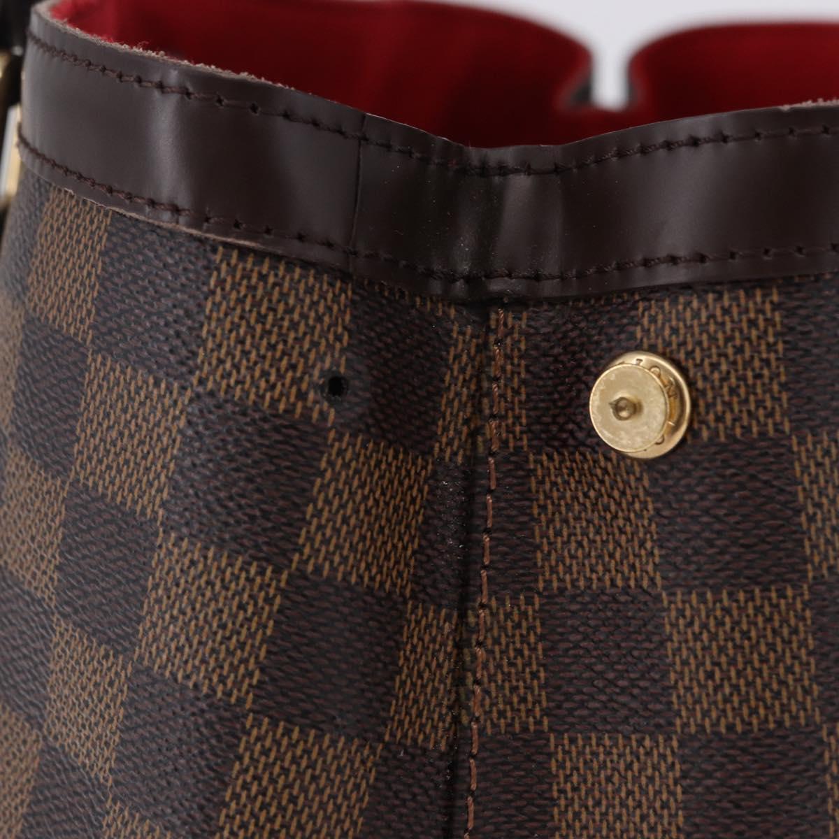 LOUIS VUITTON Damier Ebene Hampstead PM Tote Bag N51205 LV Auth am12178V