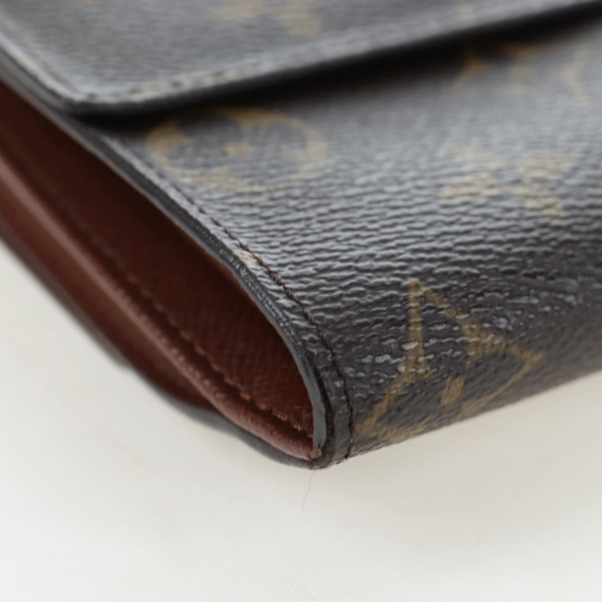 LOUIS VUITTON Monogram Porte Monnaie Bier Cartes Crdit M61652 LV Auth am12191V