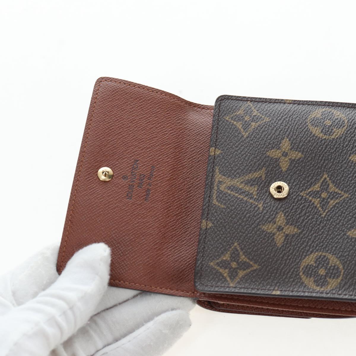 LOUIS VUITTON Monogram Porte Monnaie Bier Cartes Crdit M61652 LV Auth am12191V