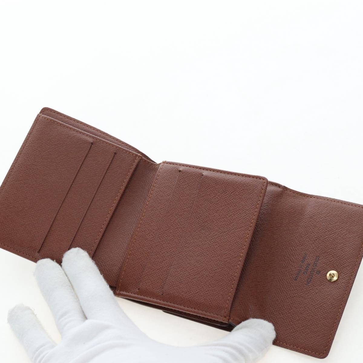 LOUIS VUITTON Monogram Porte Monnaie Bier Cartes Crdit M61652 LV Auth am12191V