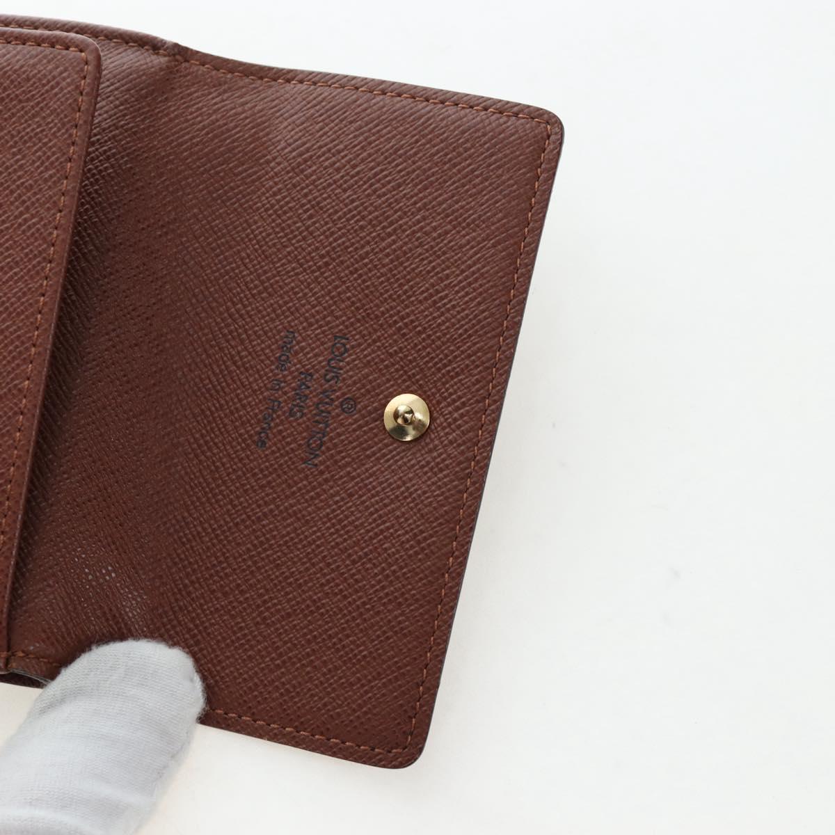 LOUIS VUITTON Monogram Porte Monnaie Bier Cartes Crdit M61652 LV Auth am12191V