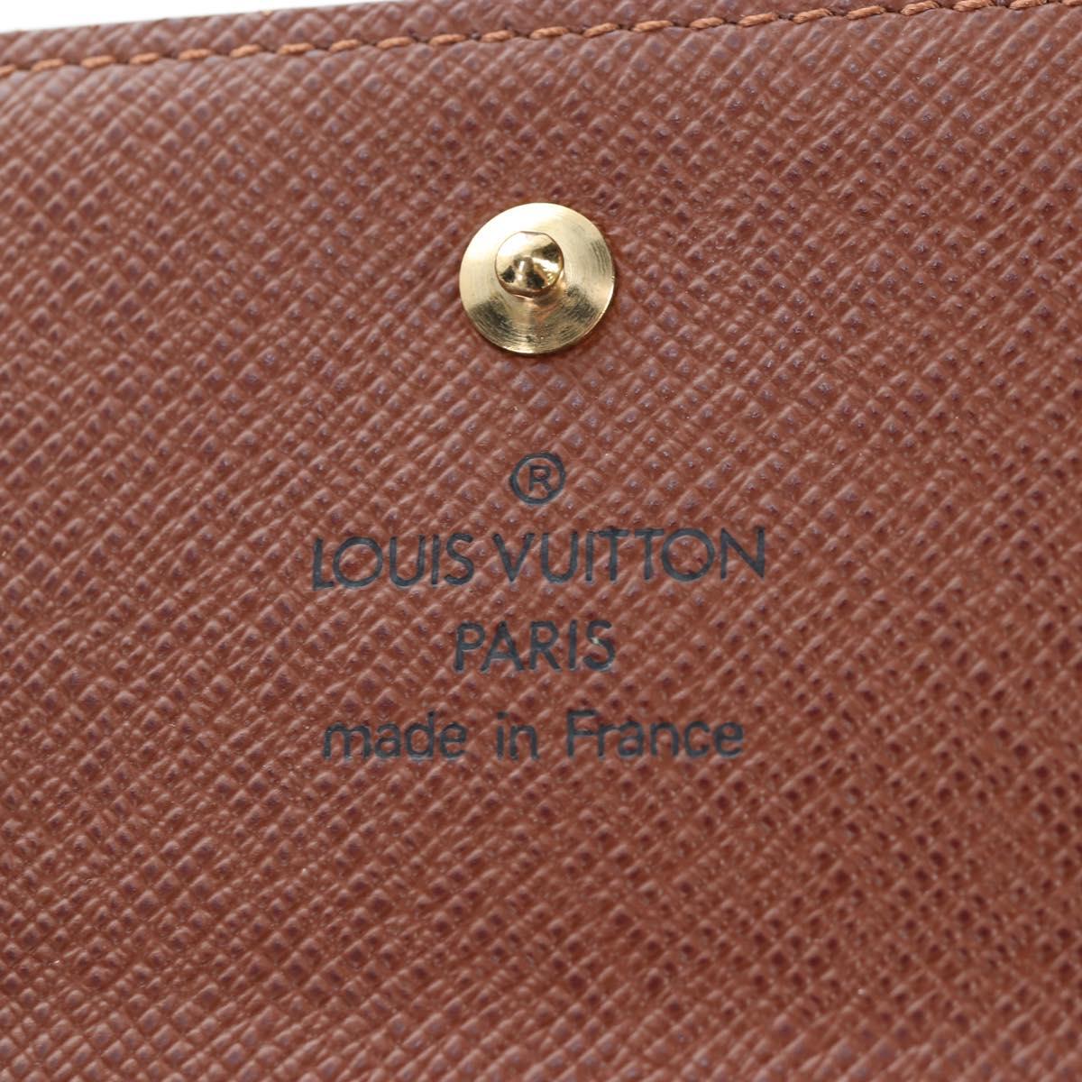 LOUIS VUITTON Monogram Porte Monnaie Bier Cartes Crdit M61652 LV Auth am12191V