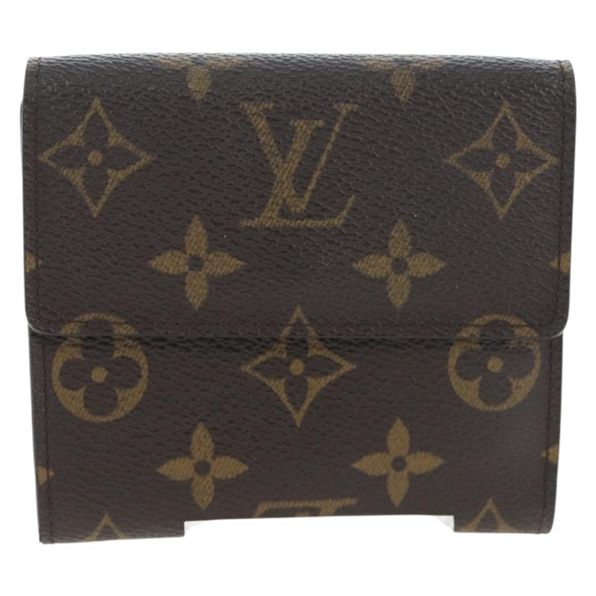 LOUIS VUITTON Monogram Porte Monnaie Bier Cartes Crdit M61652 LV Auth am12191V