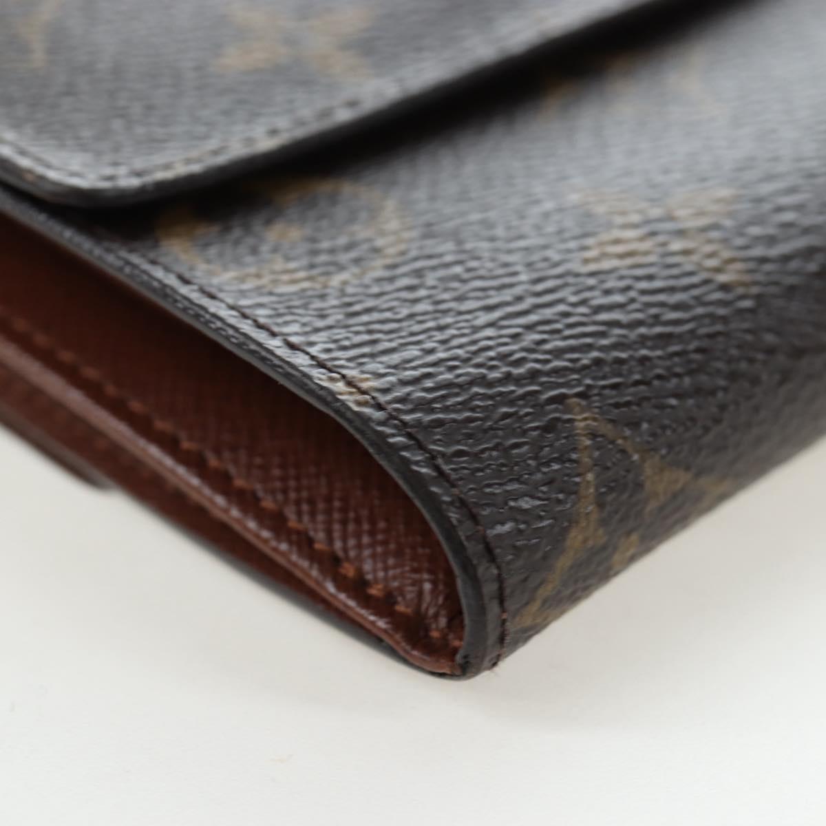 LOUIS VUITTON Monogram Porte Monnaie Bier Cartes Crdit M61652 LV Auth am12192V