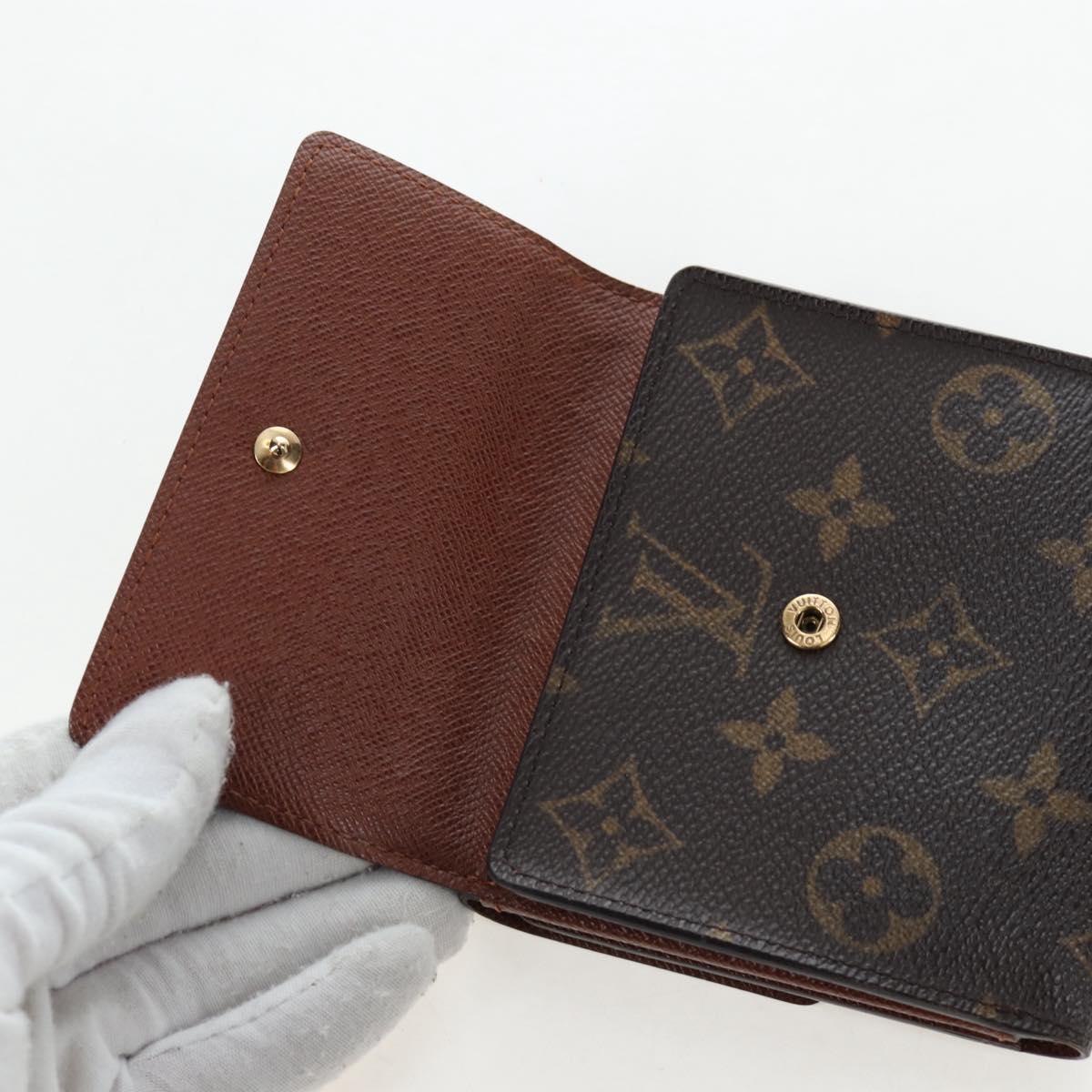 LOUIS VUITTON Monogram Porte Monnaie Bier Cartes Crdit M61652 LV Auth am12192V
