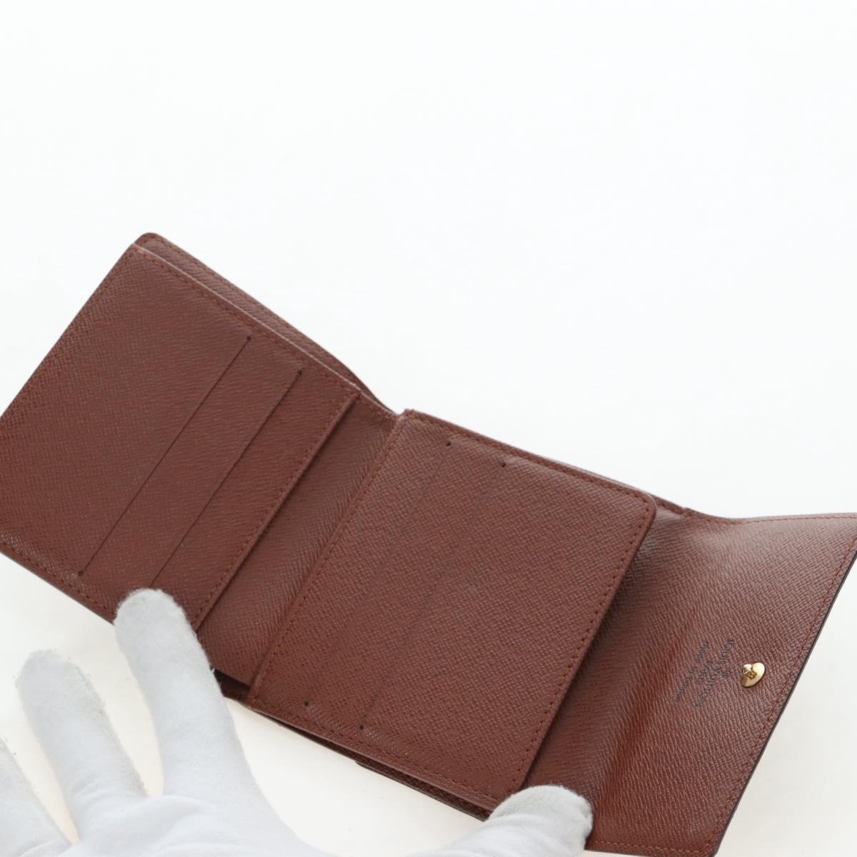 LOUIS VUITTON Monogram Porte Monnaie Bier Cartes Crdit M61652 LV Auth am12192V