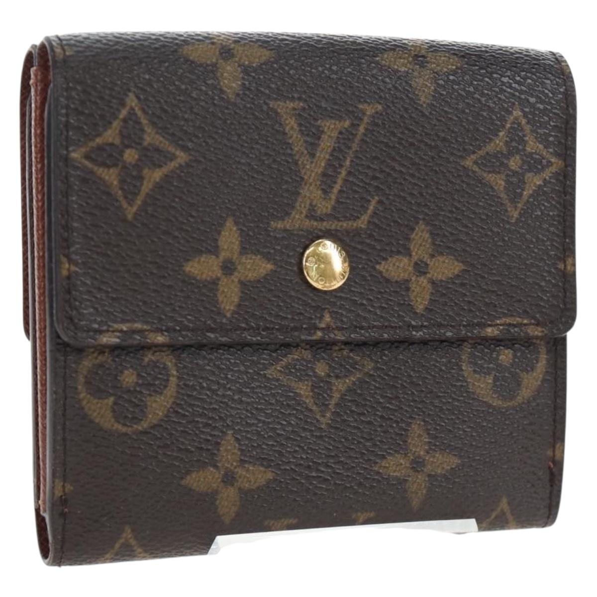 LOUIS VUITTON Monogram Porte Monnaie Bier Cartes Crdit M61652 LV Auth am12192V