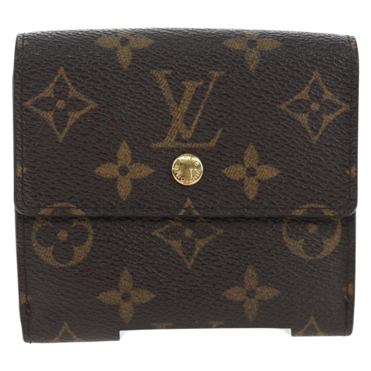 LOUIS VUITTON Monogram Porte Monnaie Bier Cartes Crdit M61652 LV Auth am12192V