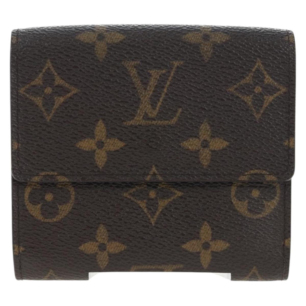 LOUIS VUITTON Monogram Porte Monnaie Bier Cartes Crdit M61652 LV Auth am12192V