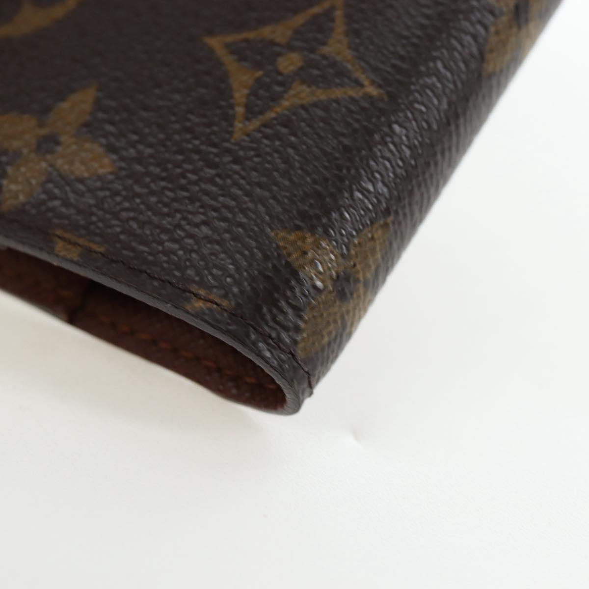 LOUIS VUITTON Monogram Agenda PM Day Planner Cover R20005 LV Auth am12195V