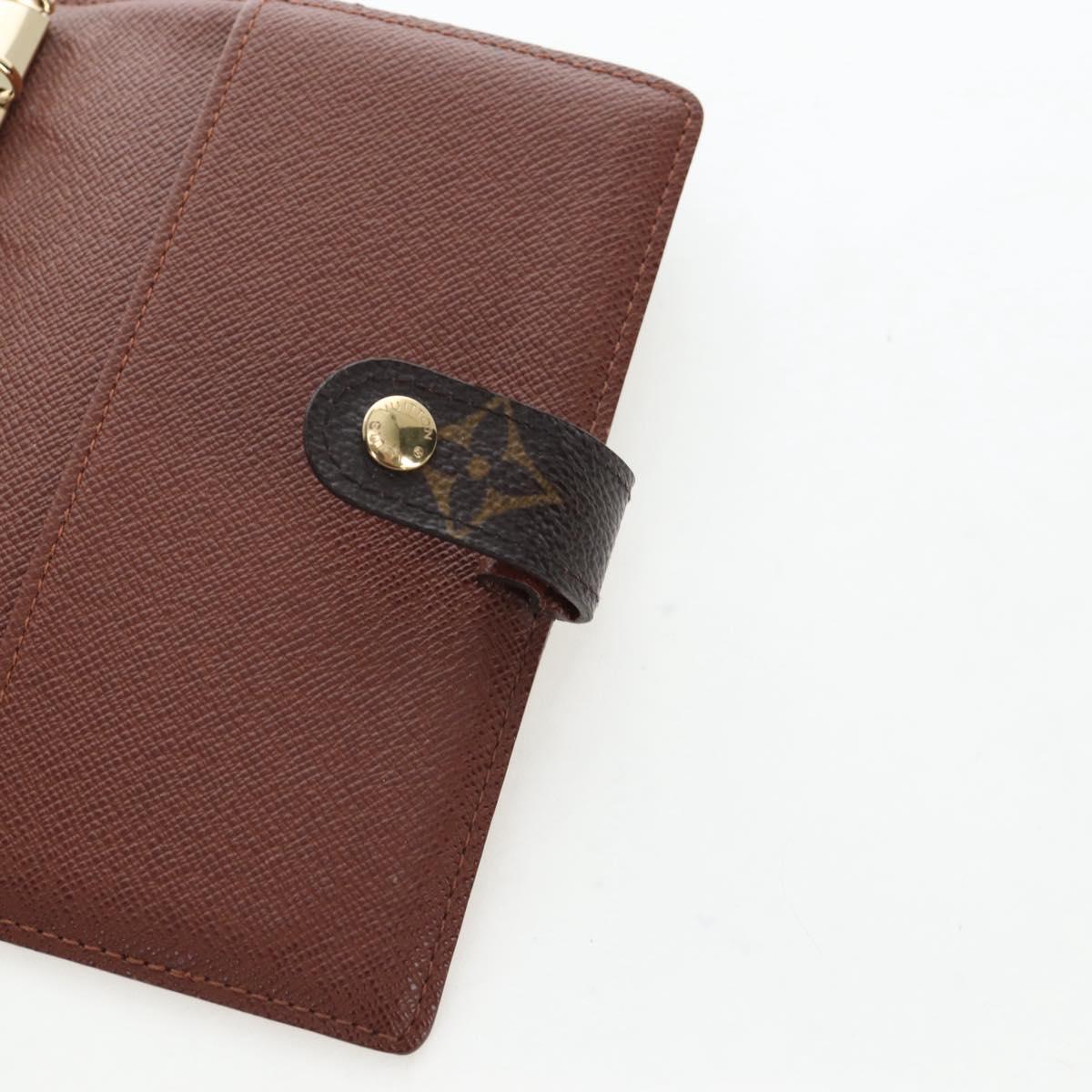 LOUIS VUITTON Monogram Agenda PM Day Planner Cover R20005 LV Auth am12195V