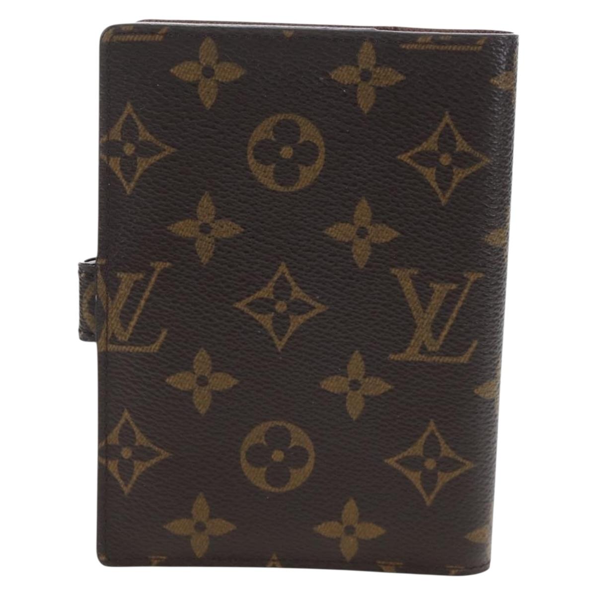 LOUIS VUITTON Monogram Agenda PM Day Planner Cover R20005 LV Auth am12195V