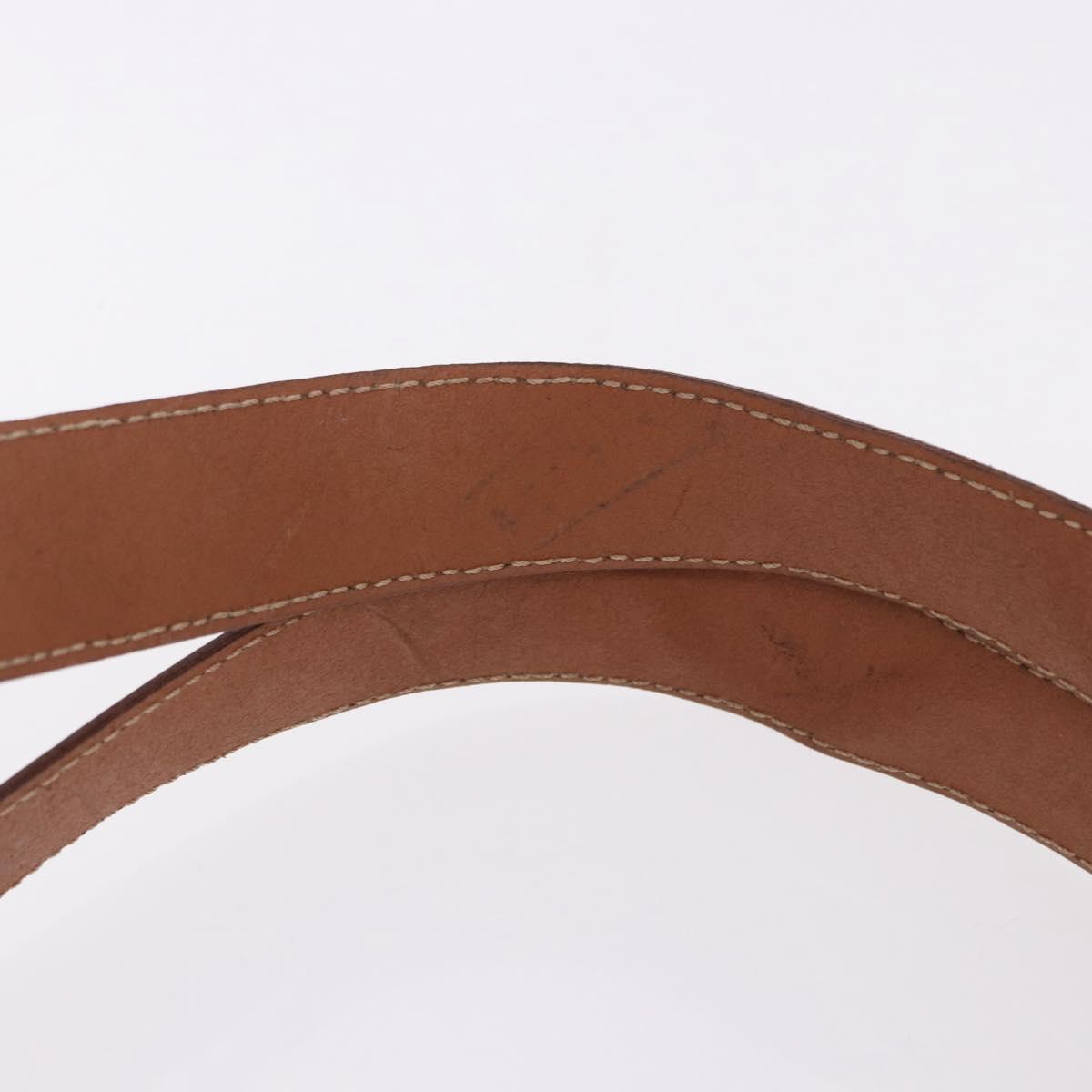 CELINE Macadam Canvas Tote Bag PVC Brown Gold Auth am12199A