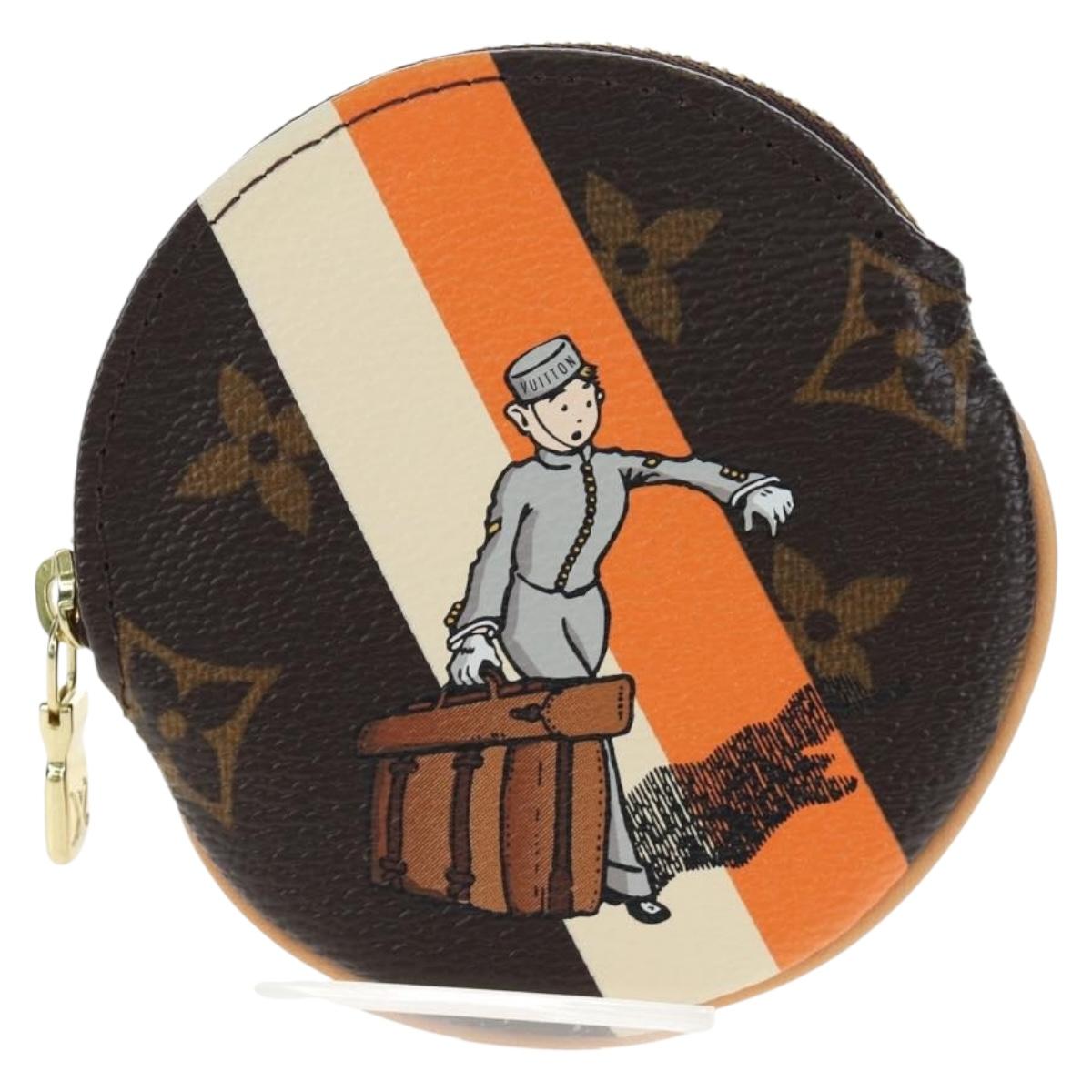 LOUIS VUITTON Monogram Groom Porte Monnaie Coin Purse M60037 LV Auth am12213SAV
