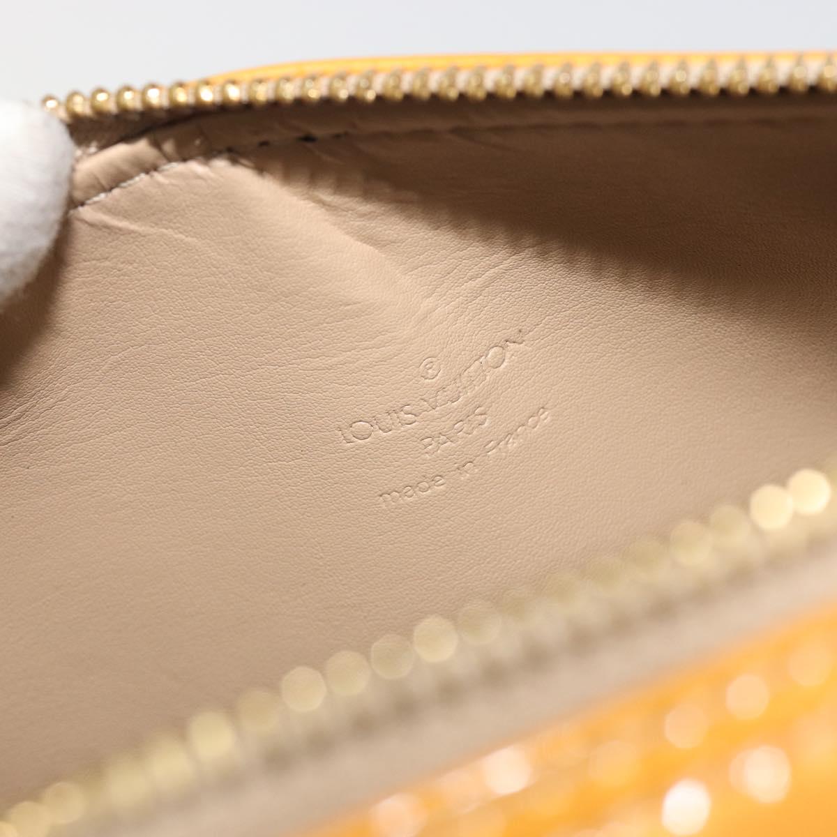 LOUIS VUITTON Monogram Vernis Bedford Hand Bag Beige M91006 LV Auth am12215V