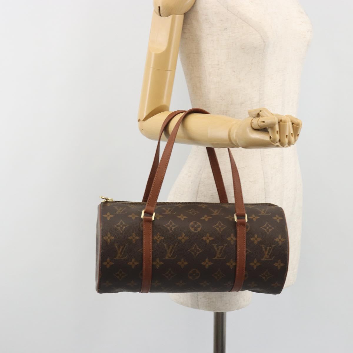LOUIS VUITTON Monogram Papillon 30 Hand Bag M51385 LV Auth am12217V