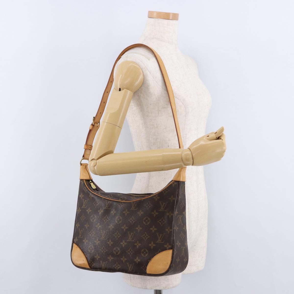 LOUIS VUITTON Monogram Boulogne 30 Shoulder Bag M51265 LV Auth am12220V