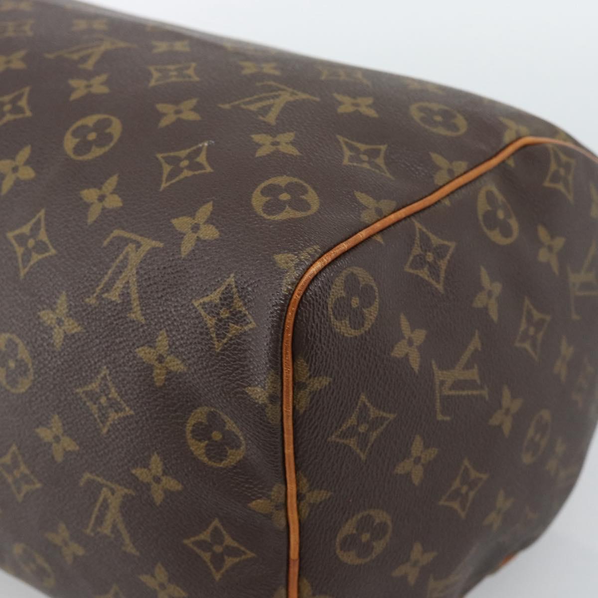 LOUIS VUITTON Monogram Speedy 35 Hand Bag M41524 LV Auth am12222A