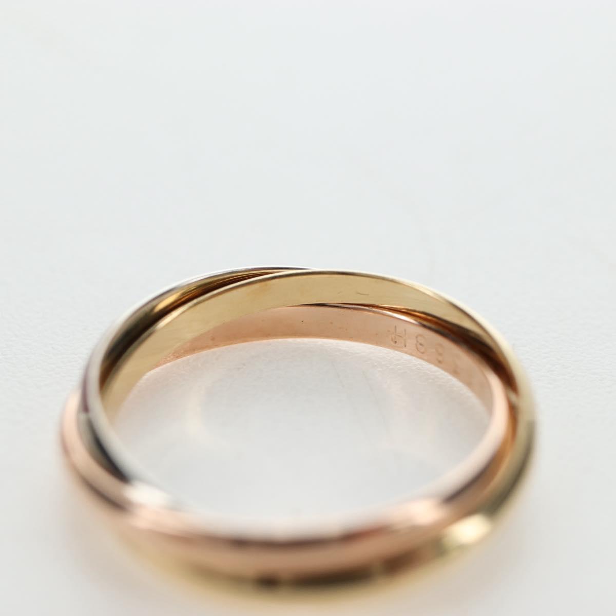 CARTIER Trinity Ring 18K Gold 750 Gold Auth am12233SM