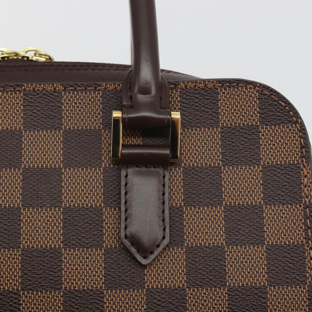 LOUIS VUITTON Damier Ebene Triana Hand Bag N51155 LV Auth am12239SAV
