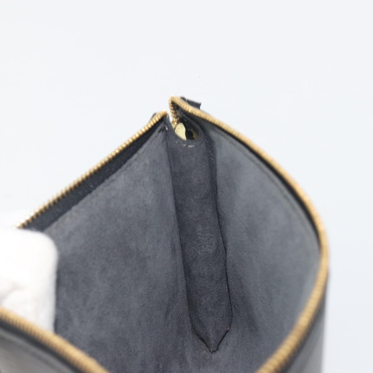 LOUIS VUITTON Epi Pochette Accessoires Pouch Black M52982 LV Auth am12254V