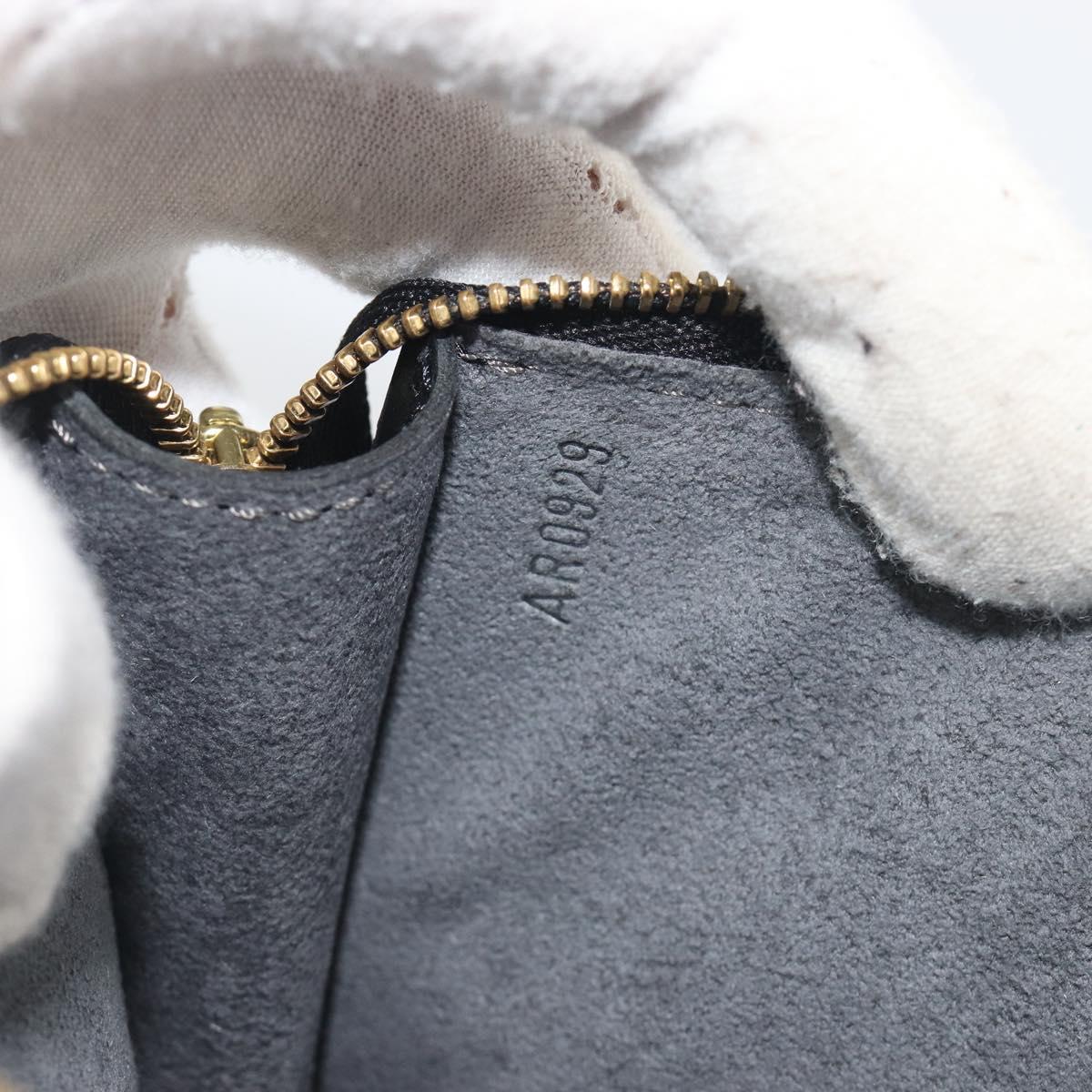 LOUIS VUITTON Epi Pochette Accessoires Pouch Black M52982 LV Auth am12254V