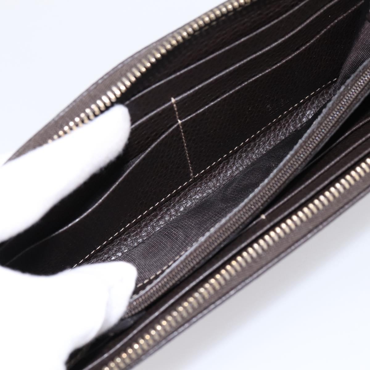GUCCI GG Crystal Wallet Coated Canvas Outlet Beige Gold 332747 Auth am12258V