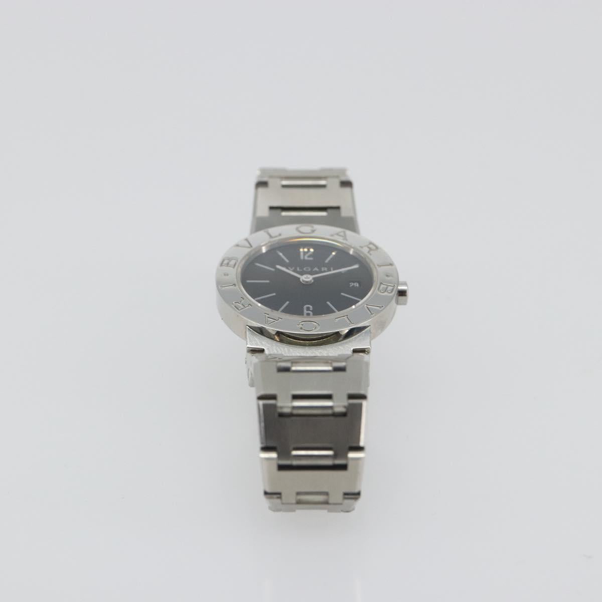 BVLGARI Watches Stainless Steel Silver Black Auth am12261SAM