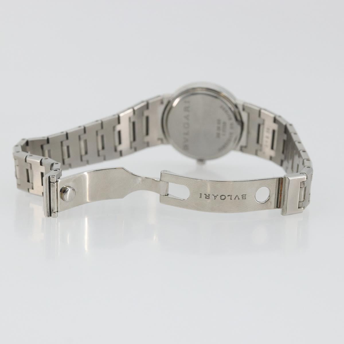 BVLGARI Watches Stainless Steel Silver Black Auth am12261SAM