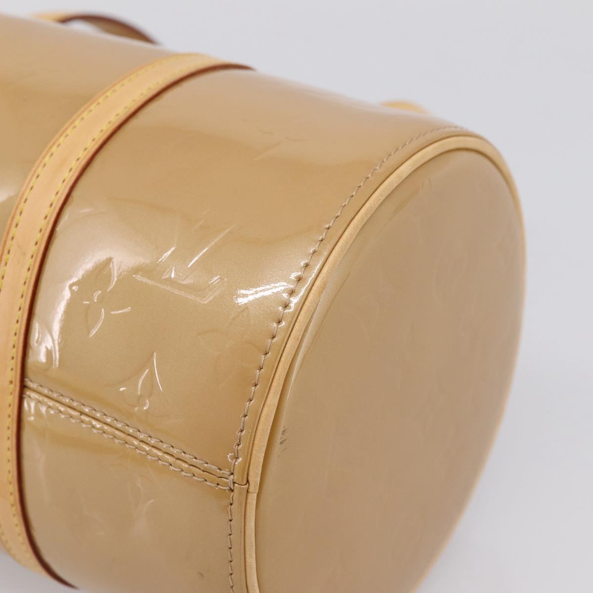 LOUIS VUITTON Monogram Vernis Bedford Hand Bag Noisette M91329 LV Auth am12276V