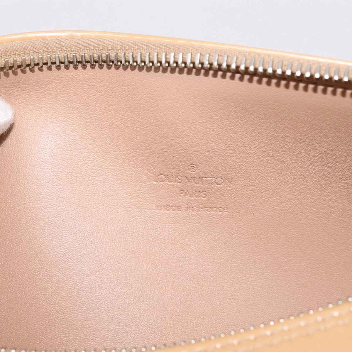 LOUIS VUITTON Monogram Vernis Bedford Hand Bag Noisette M91329 LV Auth am12276V