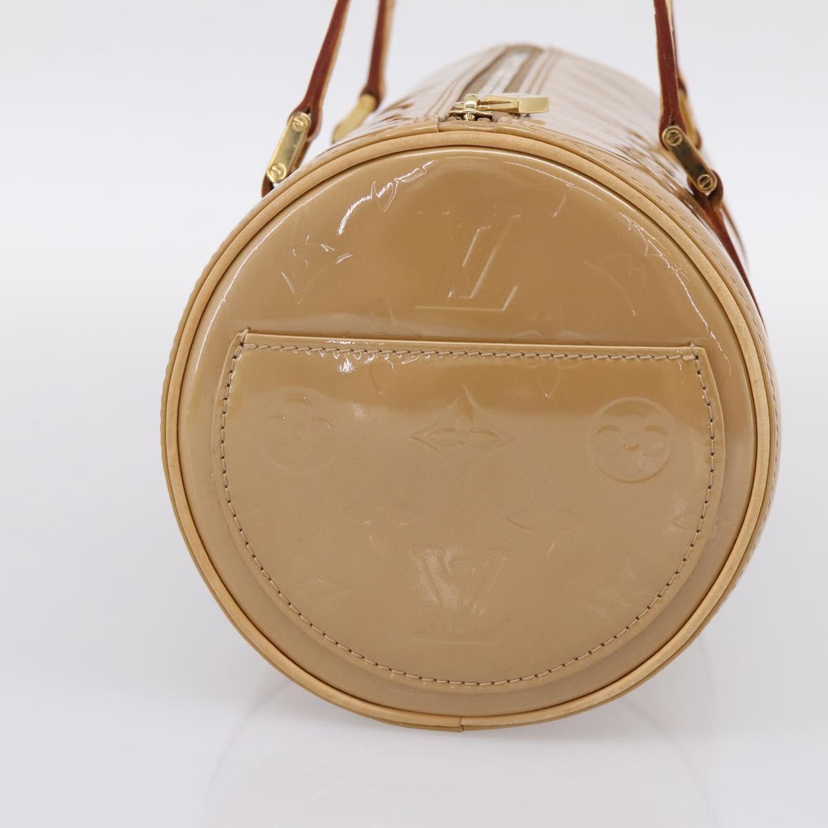 LOUIS VUITTON Monogram Vernis Bedford Hand Bag Noisette M91329 LV Auth am12276V
