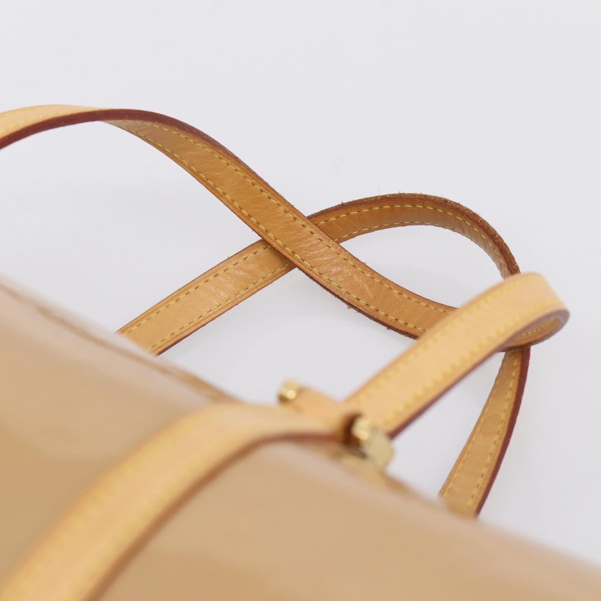 LOUIS VUITTON Monogram Vernis Bedford Hand Bag Noisette M91329 LV Auth am12276V