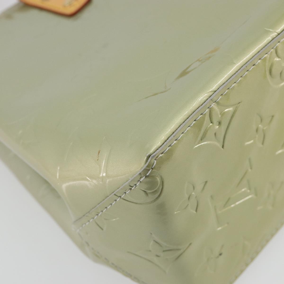 LOUIS VUITTON Monogram Vernis Reade PM Hand Bag Gris M91145 LV Auth am12277V