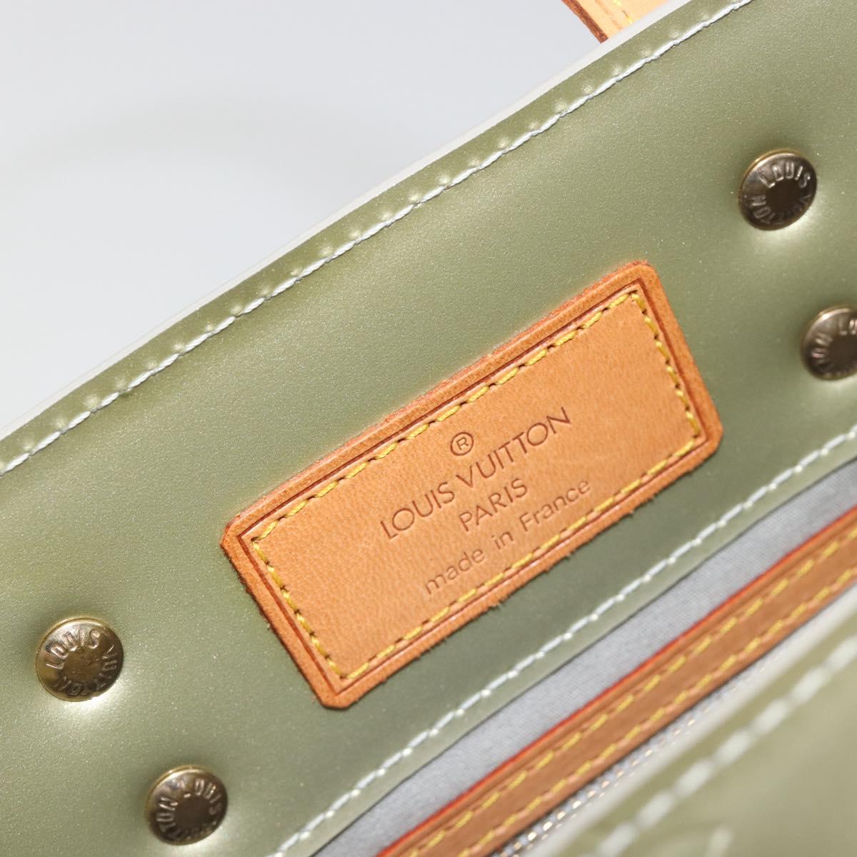 LOUIS VUITTON Monogram Vernis Reade PM Hand Bag Gris M91145 LV Auth am12277V