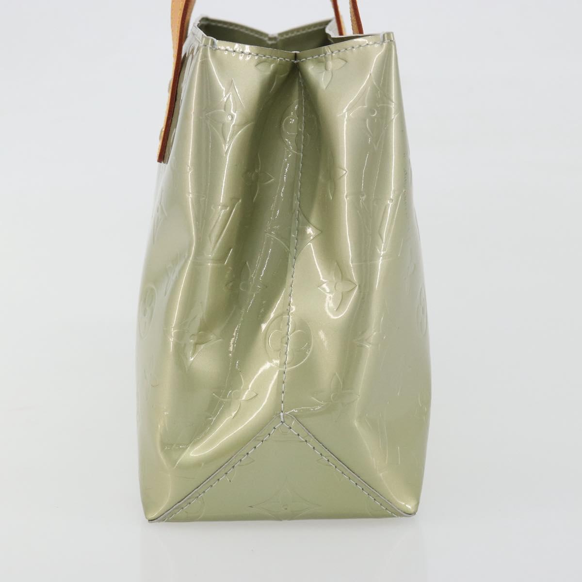 LOUIS VUITTON Monogram Vernis Reade PM Hand Bag Gris M91145 LV Auth am12277V