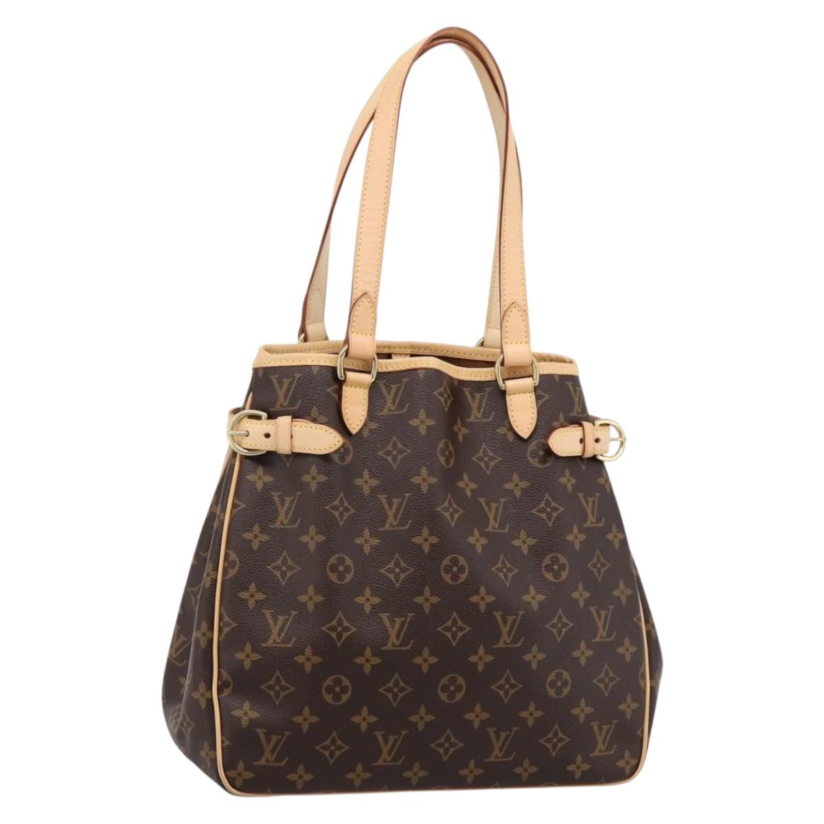 LOUIS VUITTON Monogram Batignolles Vertical Tote Bag M51153 LV Auth am12292V