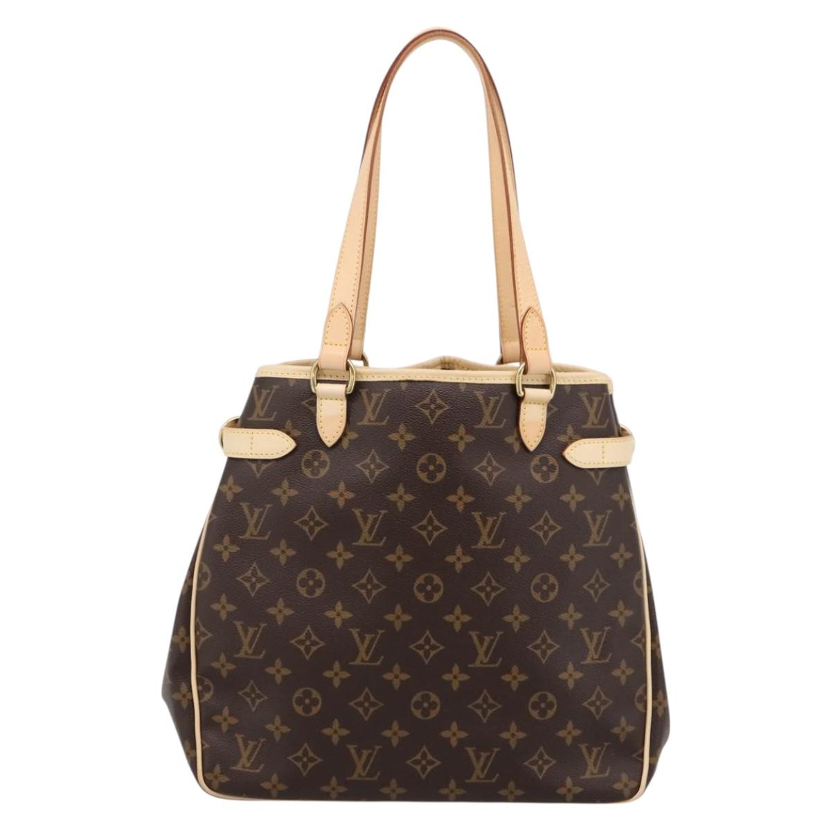 LOUIS VUITTON Monogram Batignolles Vertical Tote Bag M51153 LV Auth am12292V