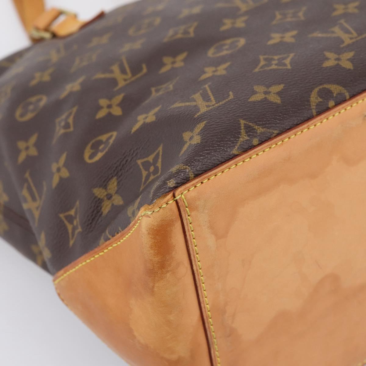 LOUIS VUITTON Monogram Cabas Mezzo Tote Bag M51151 LV Auth am12301