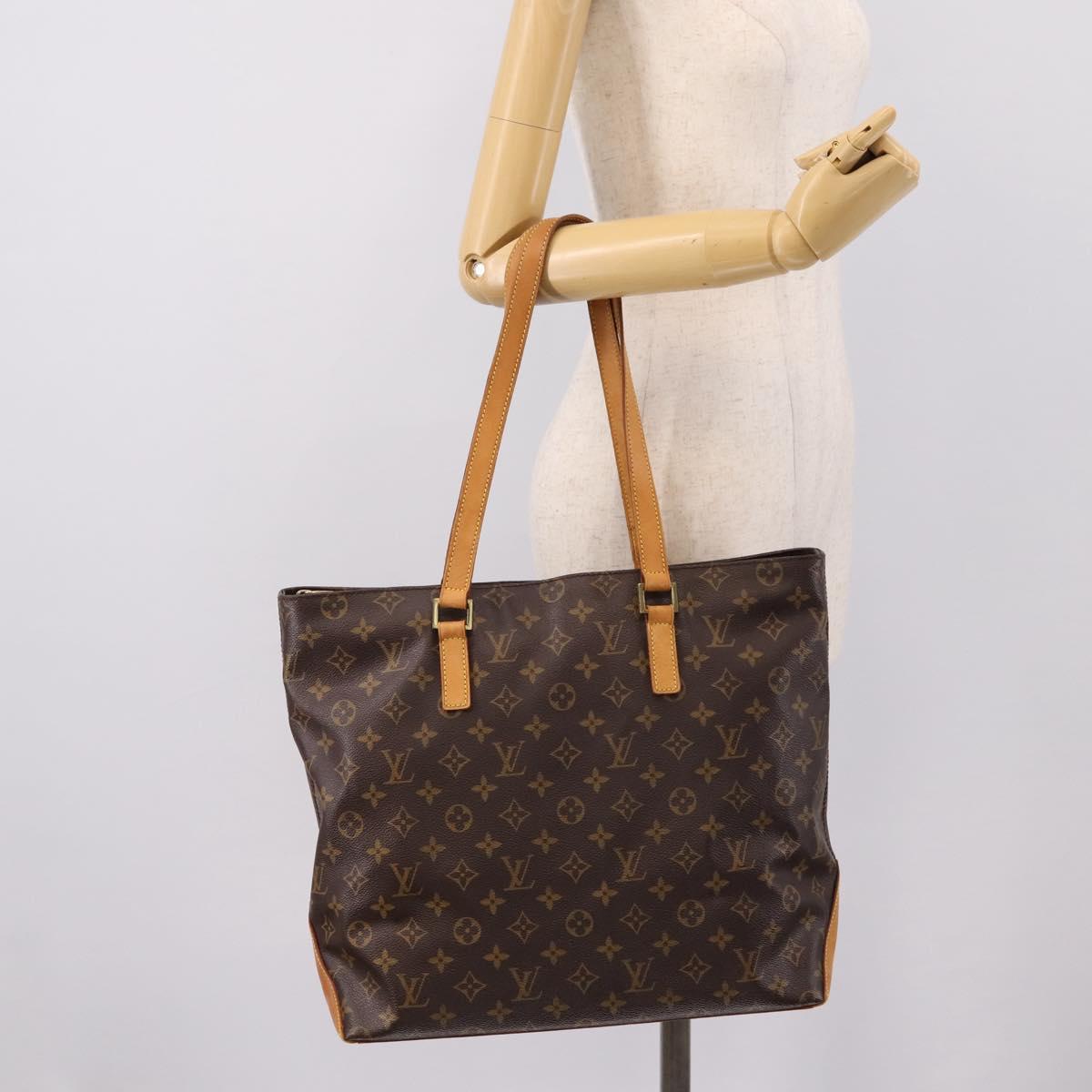 LOUIS VUITTON Monogram Cabas Mezzo Tote Bag M51151 LV Auth am12301