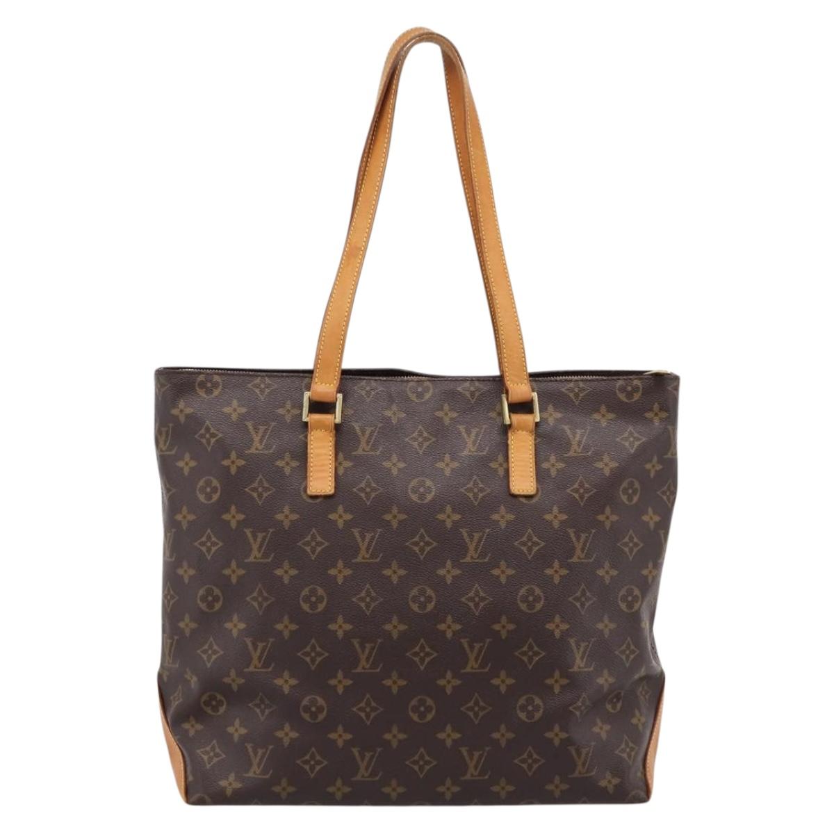 LOUIS VUITTON Monogram Cabas Mezzo Tote Bag M51151 LV Auth am12301