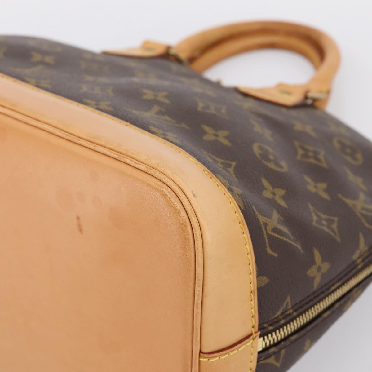 LOUIS VUITTON Monogram Alma Hand Bag M51130 LV Auth am12302A