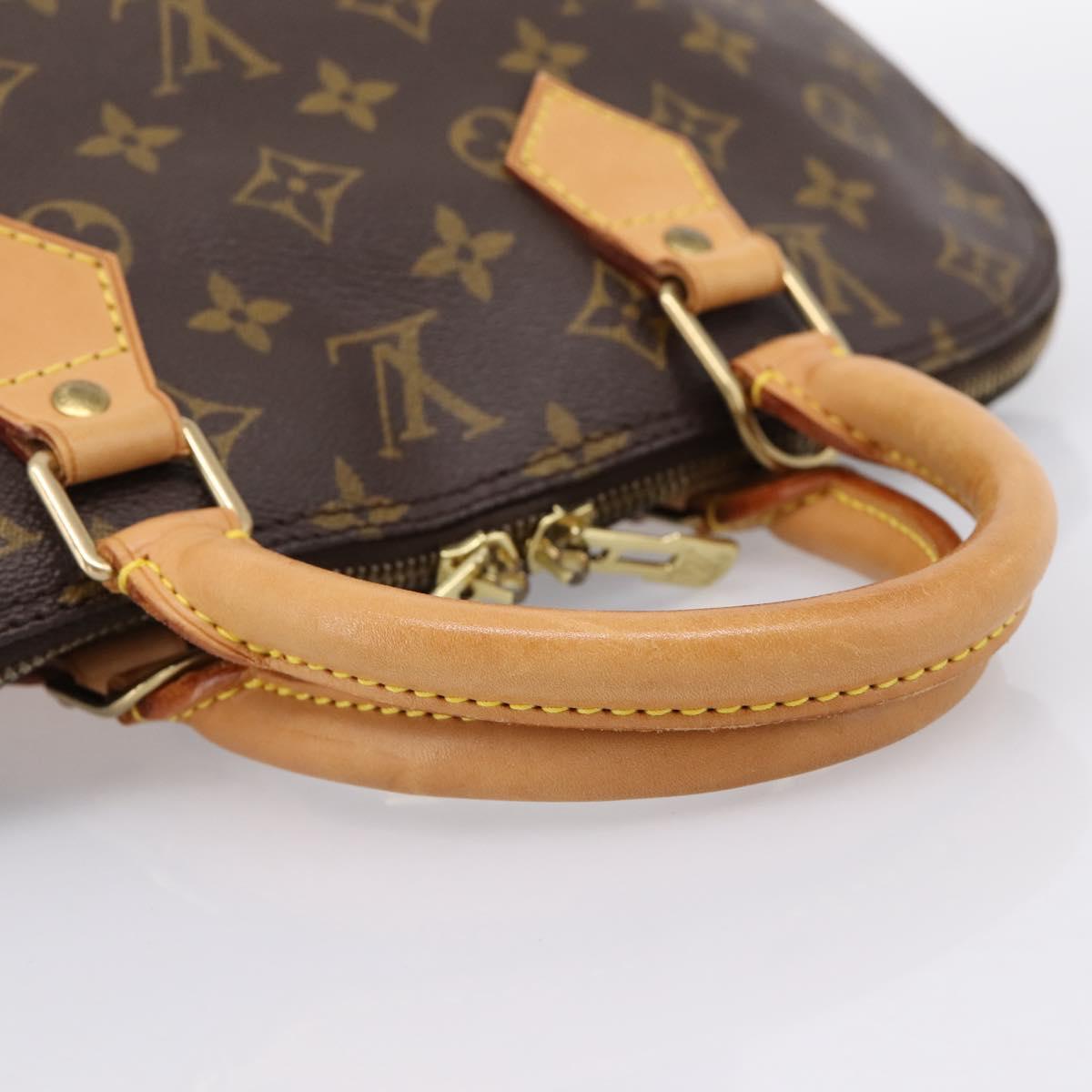 LOUIS VUITTON Monogram Alma Hand Bag M51130 LV Auth am12302A